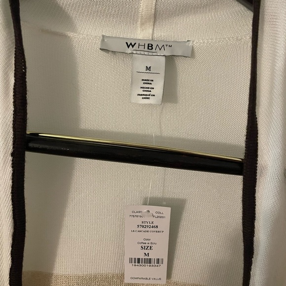 Womens Multi-Tone Cardigan Sweater. Size M - Picture 3 of 3